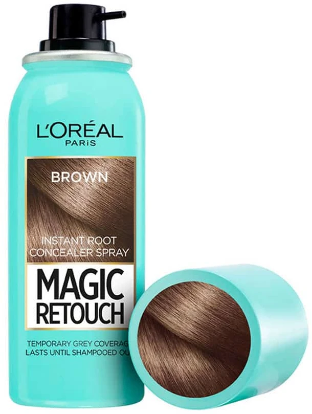 L'Oreal Paris Magic Retouch Root Touch-Up purškiklis rudas, 75 ml