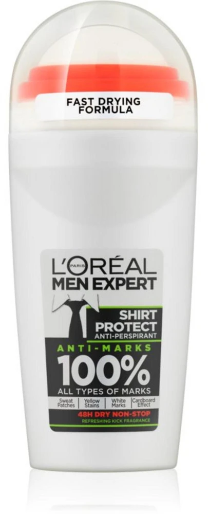 L'Oreal MEN EXPERT DEO ANTI MARKS rutulinis dezodorantas 50 ml 50MLT