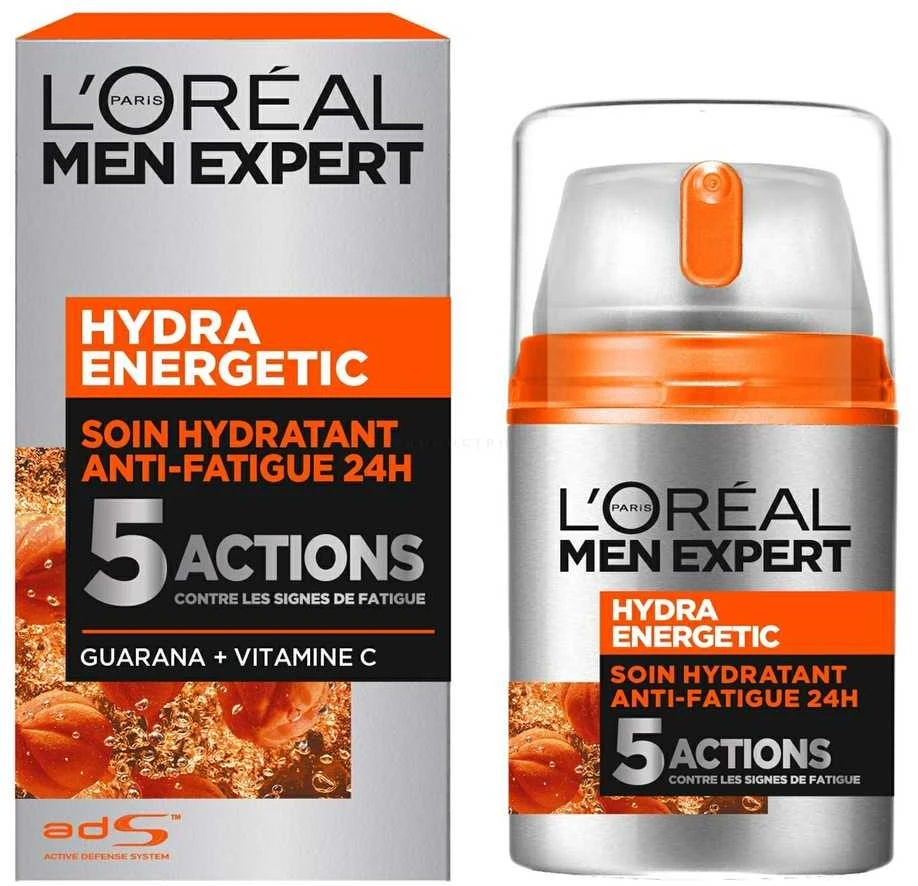 L'Oréal Paris Men Expert Hydra Energetic Day Kremas vyrams, 50 ml