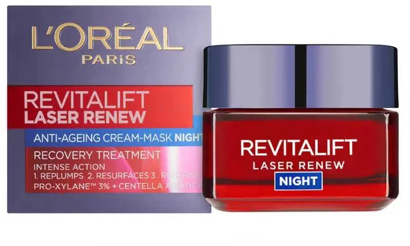 L'Oréal Paris Revitalift lazerinis Renew Night Skin Kreminis