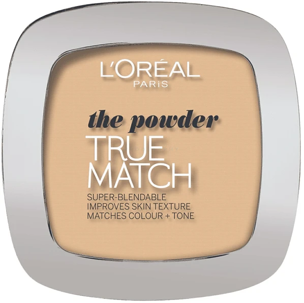 Kompaktinė pudra L'oreal True Match (W3 Golden beige)