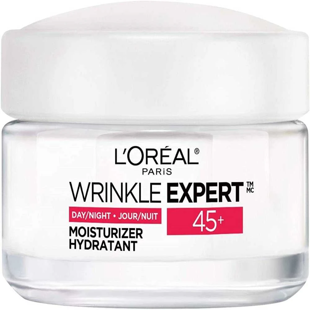 „L'Oreal Paris Wrinkle Expert 45+ Hydrating Day & Night“ drėkinamasis veido kremas nuo raukšlių, 50 ml