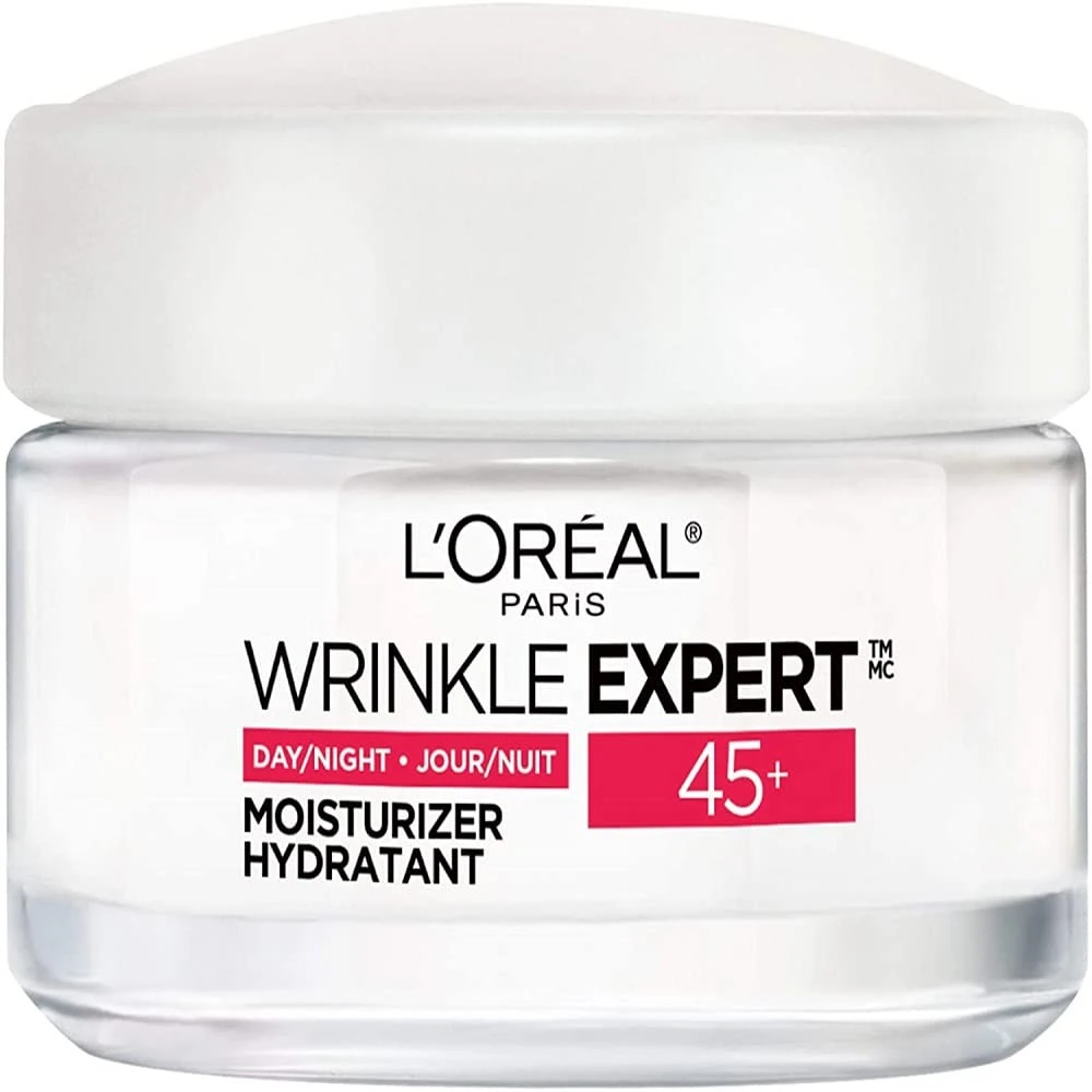„L'Oreal Paris Wrinkle Expert 45+ Hydrating Day & Night“ drėkinamasis veido kremas nuo raukšlių, 50 ml