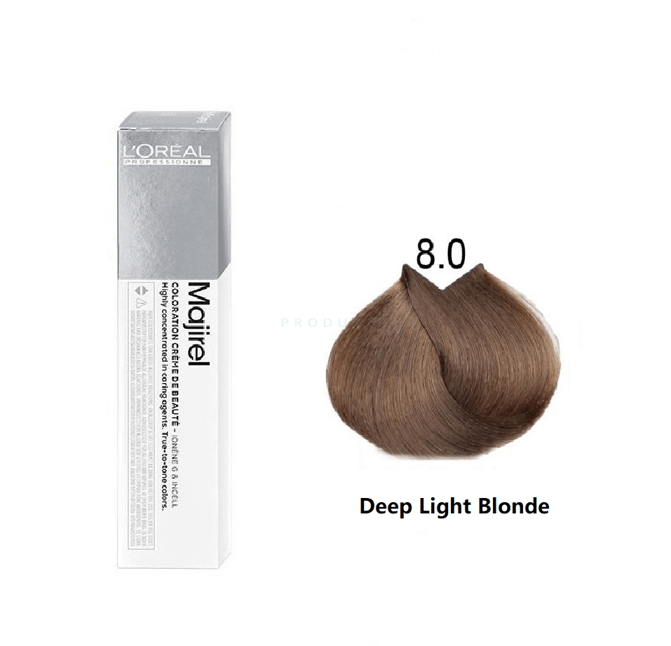 L‘oreal Professionnel Majirel plaukų dažai 50ml - 8.0