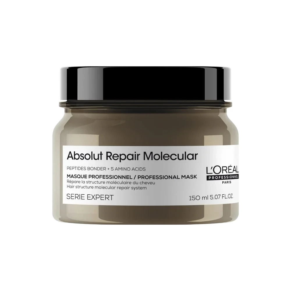L'Oreal Professionnel Serie Expert Absolut Repair molekulinė plaukų kaukė Kreminis atkuriamiesiems plaukams, 150 ml