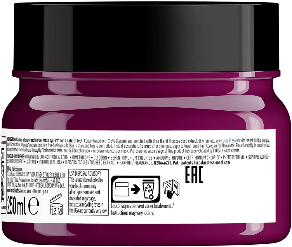 "L'oreal Professionnel Curl Expression Professional" kaukė 250ml