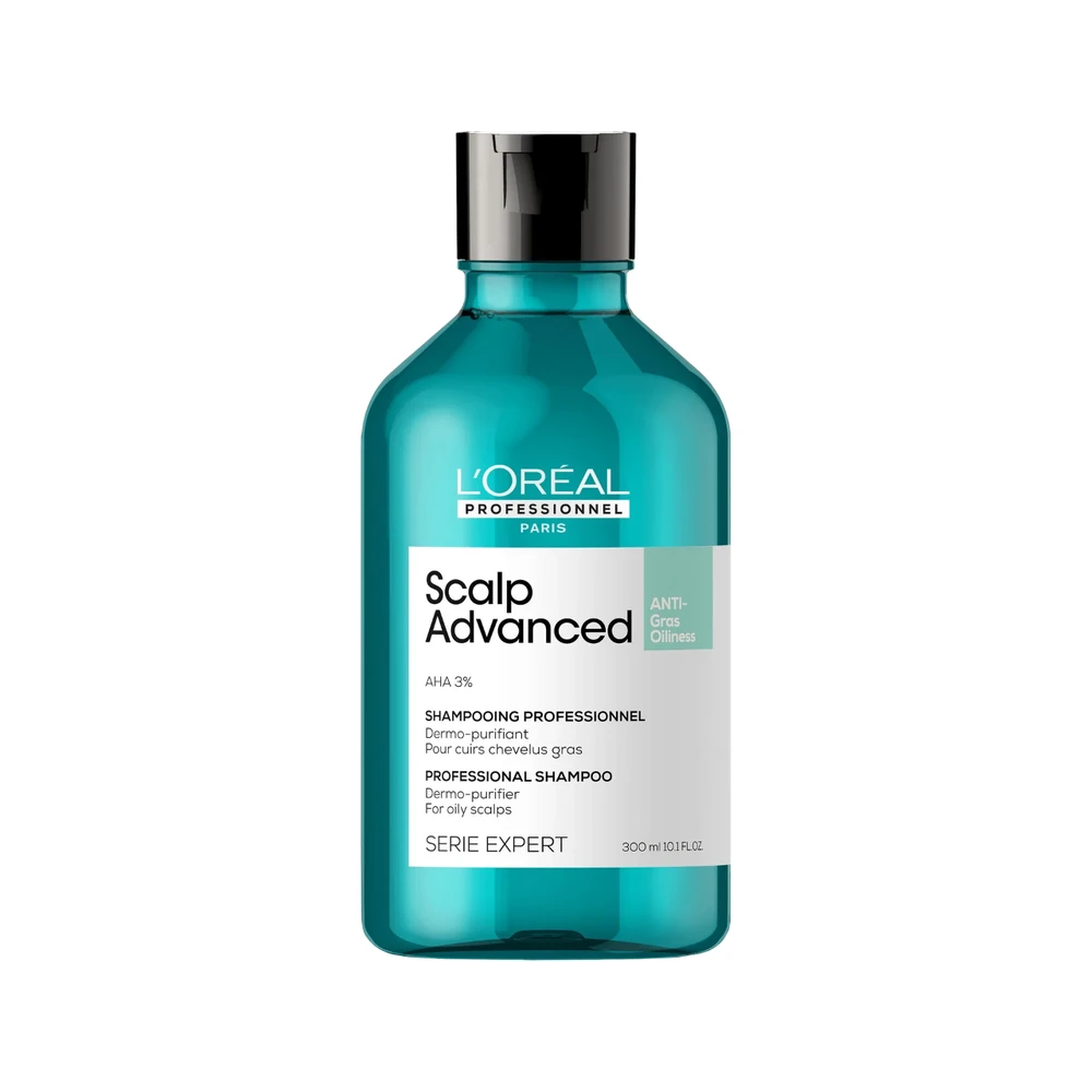 Valomasis šampūnas riebiems plaukams L‘oreal Professionnel Scalp Advanced Anti - Oiliness Šampūnas 300ml
