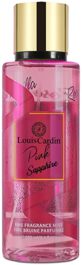 Louis Cardin Rožinė Sapphire Body Purškiklis, 250 ml