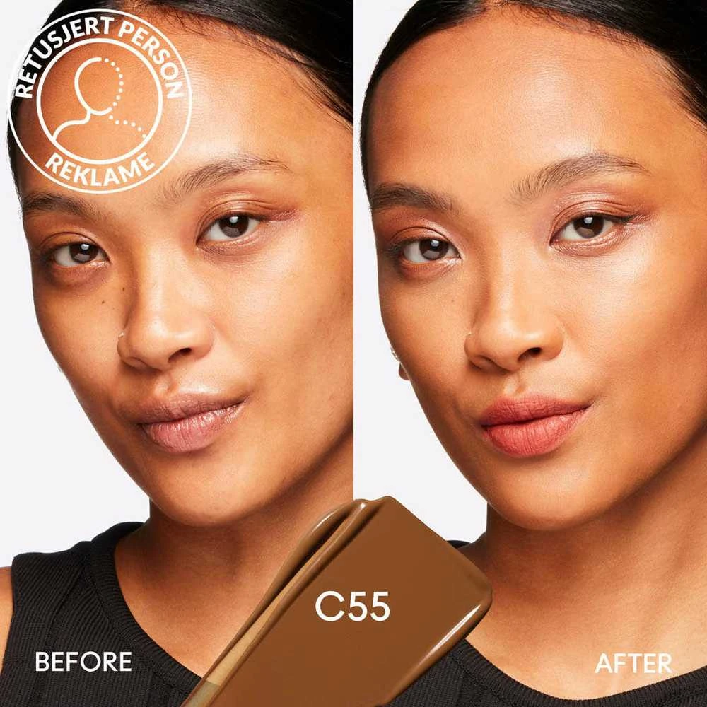 Matinis makiažo pagrindas MAC Studio Fix Fluid SPF 15 24HR Matte Foundation + Oil Control, spalva: C55, 30 ml