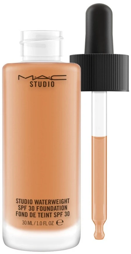 MAC Studio Waterweight ilgai išliekantis skystas makiažo pagrindas su vitaminu E NC50 SPF 30, 30 ml