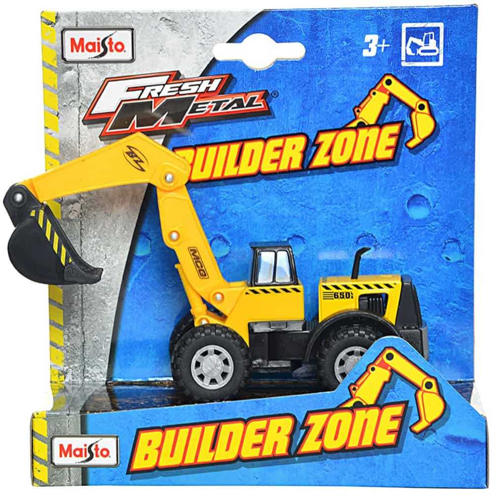 Maisto, Fresh Metal, Builder Zone, Excavator, Oranžinis, 1:24, 3+ months