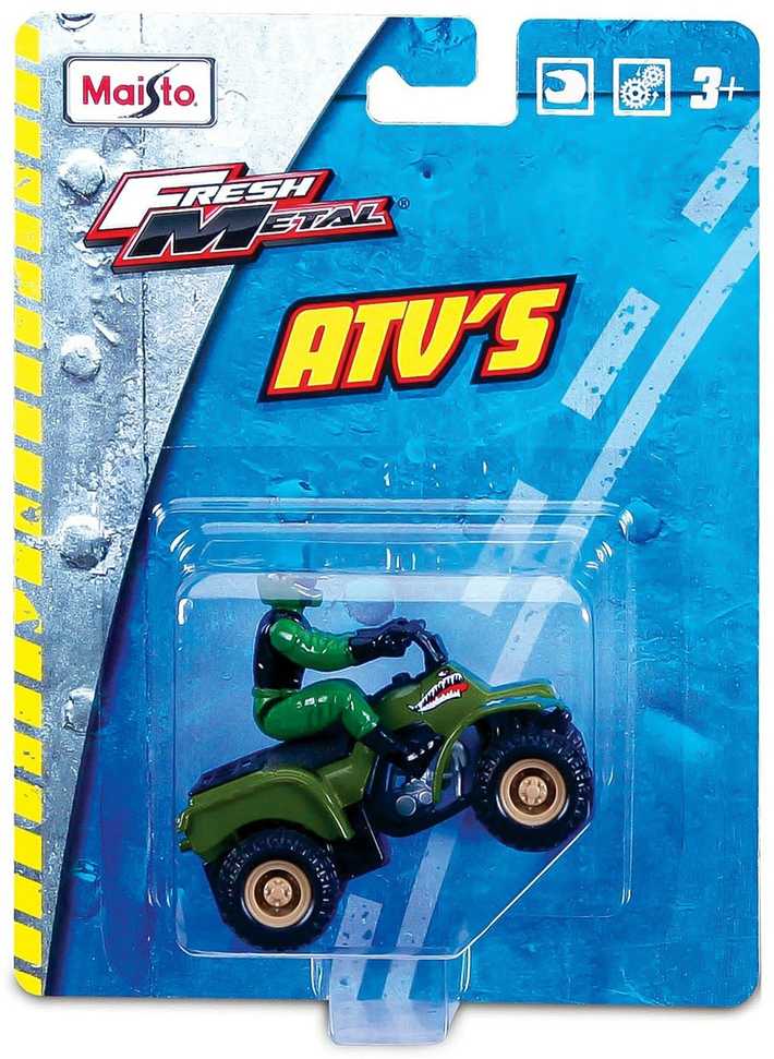 Maisto Die Cast MAISTO FM motociklas keturratis su fig, 15026