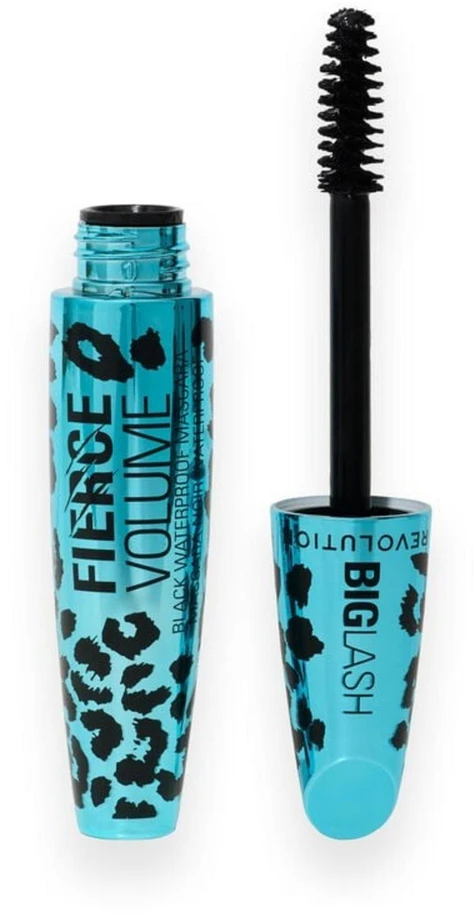 Makeup Revolution Big Lash Fierce Volumizing Blakstienų tušas Juodas, 9 g