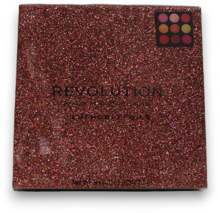 „Makeup Revolution Euphoric Foil Palette“ akių šešėlių paletė „House Of Fun“, 25 g