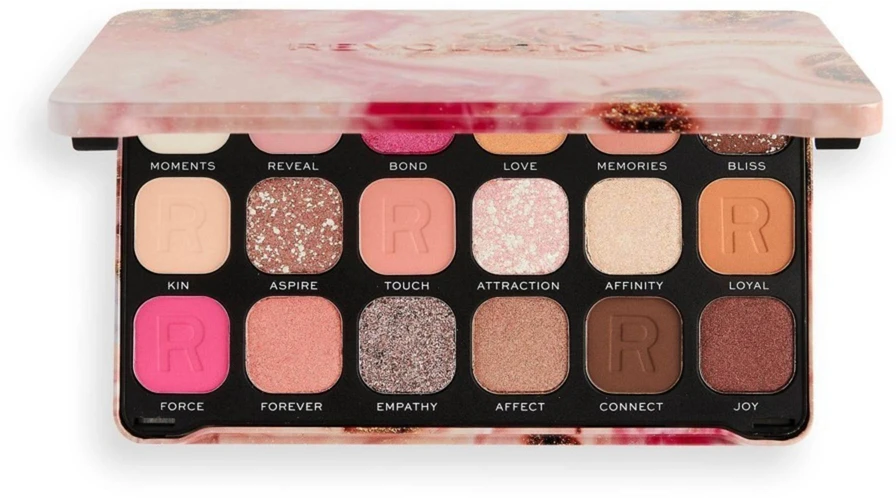 „Makeup Revolution Forever Flawless Affinity Palette“ akių šešėlių paletė „Affinity 18“
