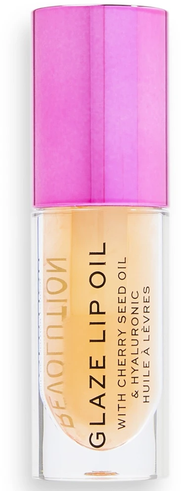 „Makeup Revolution Glaze Getaway Plumping“ lūpų aliejus „Terracotta“ 4,6 ml