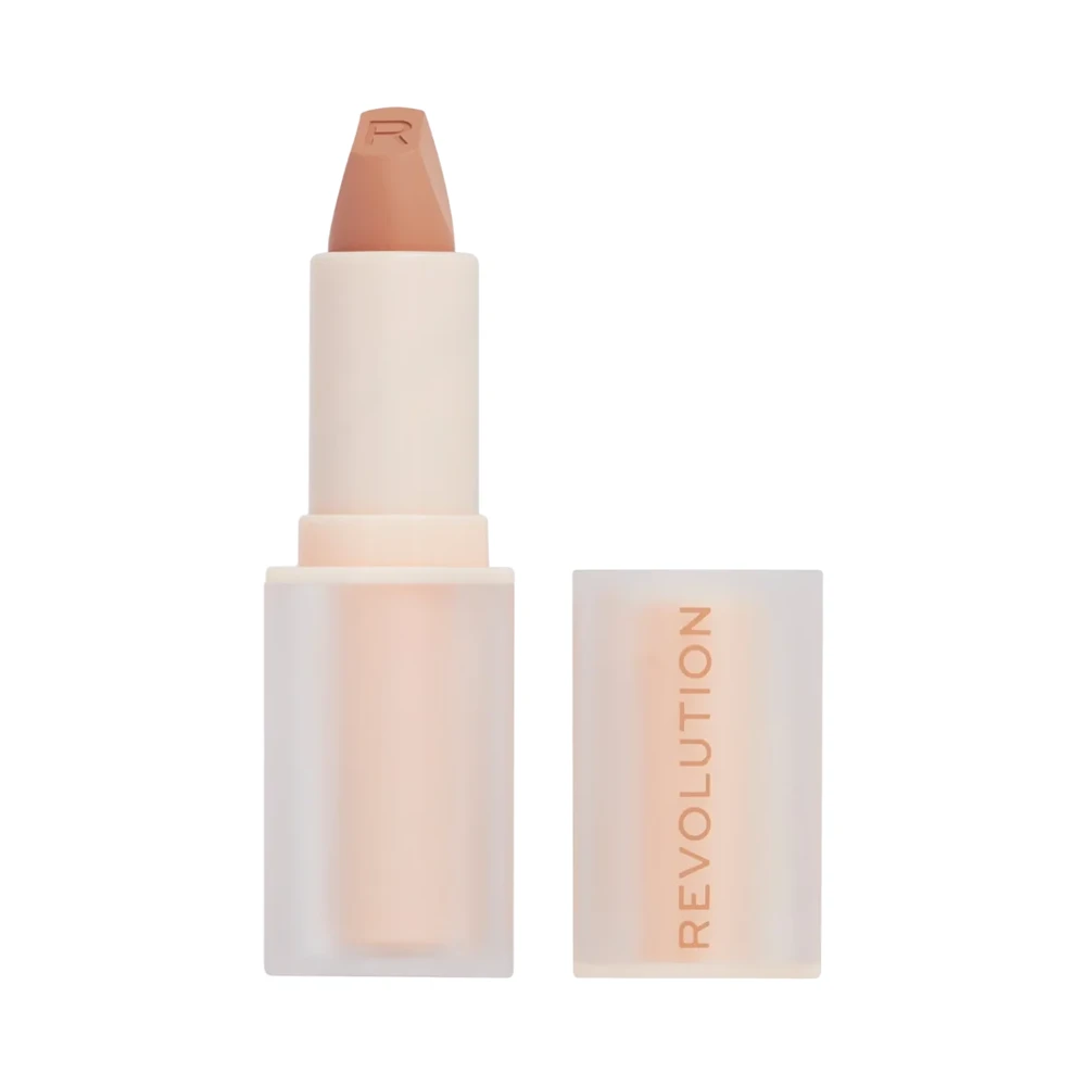 „Makeup Revolution Lasting Kiss Kreminis“ lūpų dažai „Lover Nude“ 3,2 g
