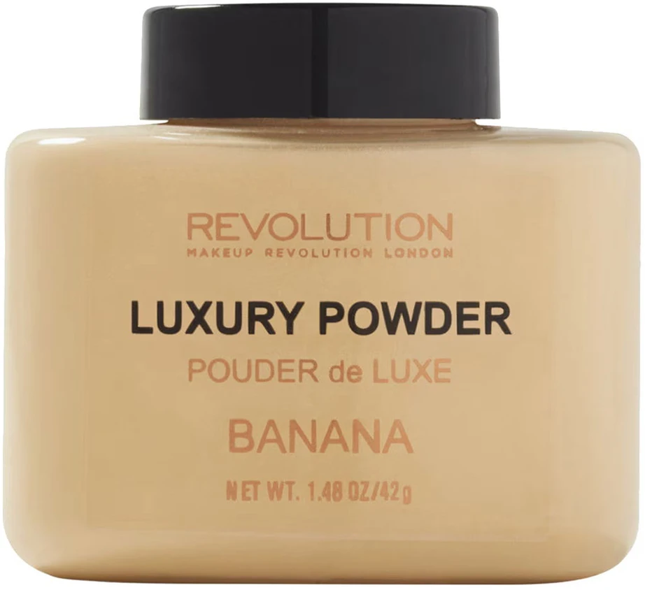 Makeup Revolution Luxury Fix Loose Setting Powder Banana, 32 g