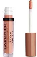 Makeup Revolution Sheer Lip Skysti lūpų dažai. Spalva: Brunch 123