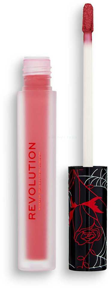 Makeup Revolution Halloween Matte Liquid Lip - Skysti lūpų dažai. Spalva: Bewitched aprašymas - Prekės nuotrauka