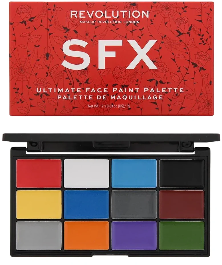 „Makeup Revolution Sfx“ veido paletė, 12 atspalvių, 12 g
