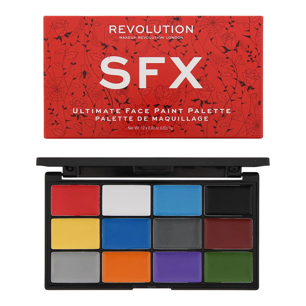 „Makeup Revolution Sfx“ veido paletė, 12 atspalvių, 12 g