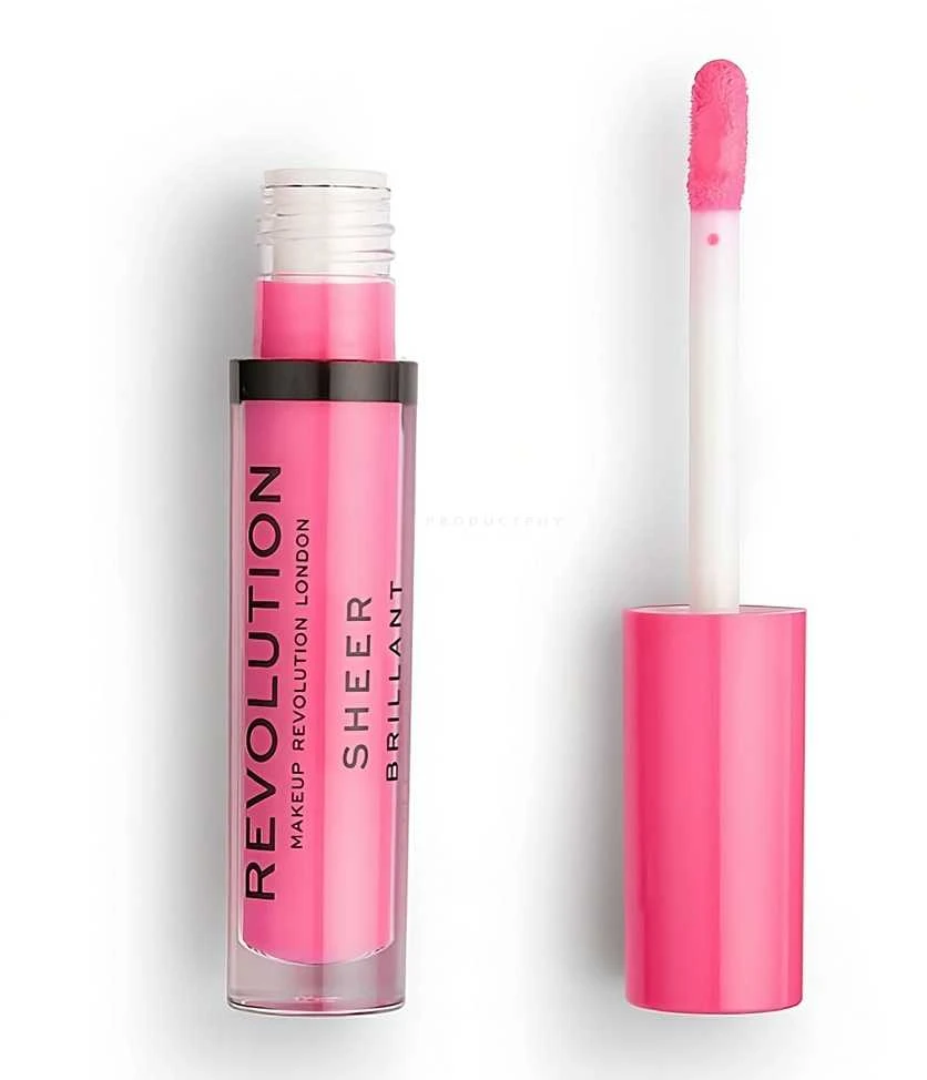 Makeup Revolution Sheer Lip Skysti lūpų dažai. Spalva: Cutie 139