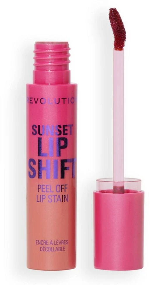 Makeup Revolution Sunset Lip Shift Vegan Long-Lasting Lūpų blizgis Rožinė 3.6 ml