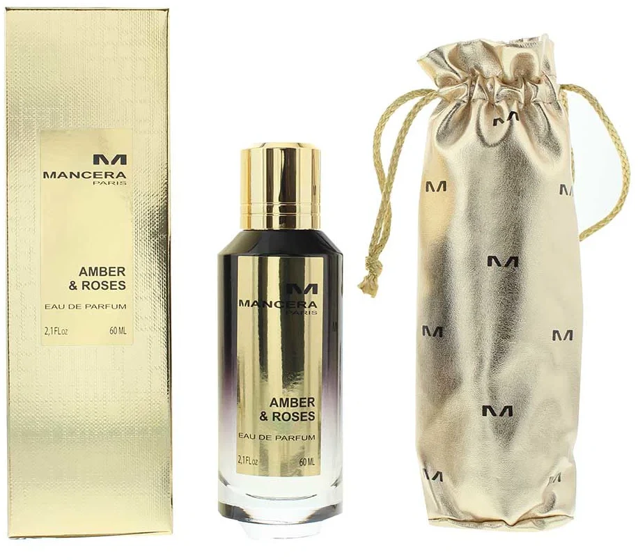Mancera Amber & Roses EDP parfumuotas vanduo unisex, 60 ml