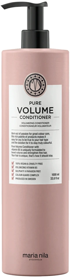Maria Nila Pure Volume plaukų kondicionierius be parabenų, suteikiantis apimties, 1000 ml