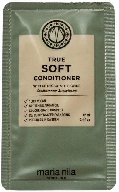 Maria Nila True Soft drėkinamasis plaukų kondicionierius, 12 ml