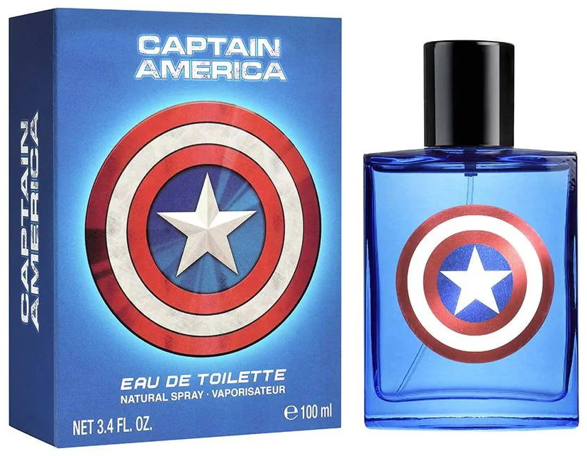 Marvel Captain America EDT tualetinis vanduo vyrams, 100 ml