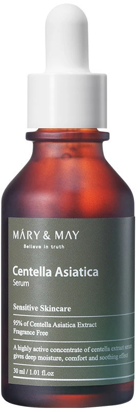 Mary&May Mary & May Centella Asiatica Serum raminantis veido serumas jautriai odai, 30 ml