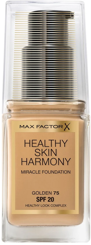 Max Factor, Healthy Skin Harmony, Liquid Foundation, 75, Golden, SPF 20, 30 ml