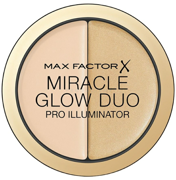 „Max Factor Miracle Glow Duo“ šviesinamoji pudra, 10 šviesių atspalvių, 11 g