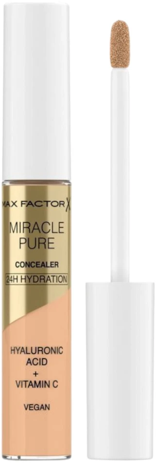 Max Factor Miracle Pure Hyaluronic Acid 24-Hour Hydration paakių kaukė, 06 ml