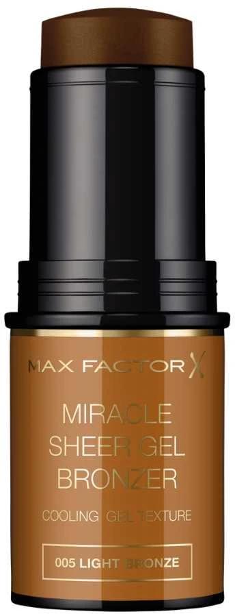 „Max Factor Miracle Sheer Bronzing“ skaistalai pieštuku, 005, šviesiai bronzinė spalva, 8 g