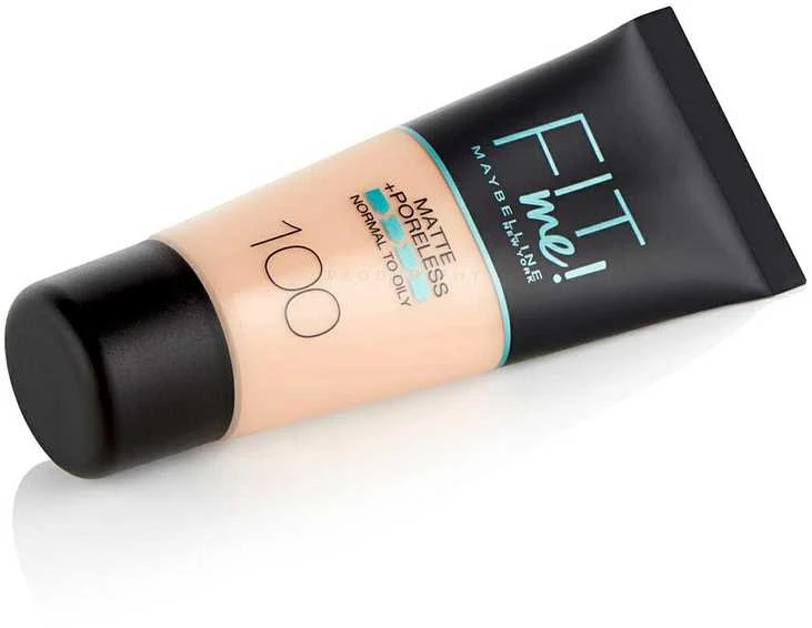 Maybelline Fit Me Matte & Poreless 100 Warm Ivory Vamzdelis Skystis 30 ml