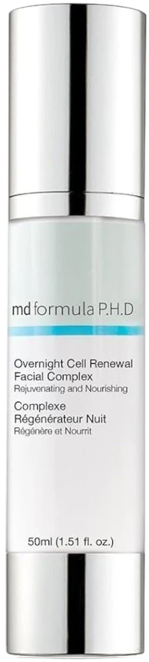 KREMAS MD Formula P.H.D, Naktinis ląstelių atnaujinimas, Atsinaujinimas, Nakčiai, Kremas, Veidui, 50 ml Moterims