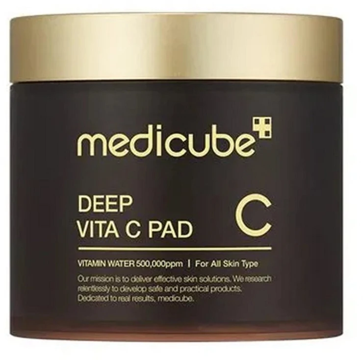 Medicube - Deep Vita C Pad - Brightening Facial Flaps with Vitamin C - Tonizuojantys veido padeliai su vitaminu C, 70 vnt/150 g