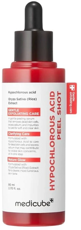 Medicube Hypochlorous Acid Peel Shot Exfoliating Serum, 80 ml
