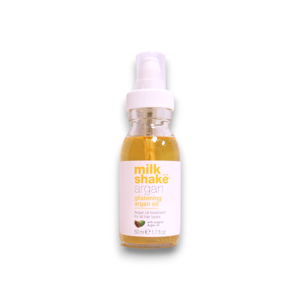Milk Shake arganų aliejus GLISTENING ARGAN OIL, skirta visų tipų plaukams, 50ml