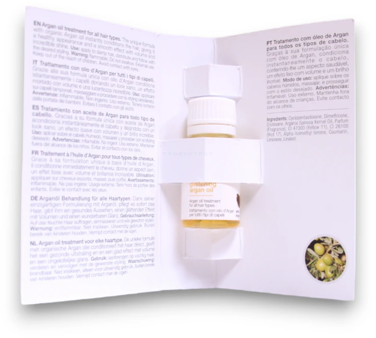 Milk Shake argano aliejus 10ml pakuotėje su instrukcija