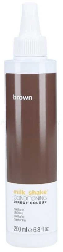 Milk Shake Milk_Shake Cold Brown Conditioning Direct Colour trumpalaikiai plaukų dažai, atspalvis: Brown, 200 ml