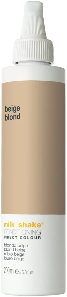 „Milk Shake Direct Colour“ plaukų dažų kondicionierius be amoniako, rusvai gelsvas šviesus, 200 ml