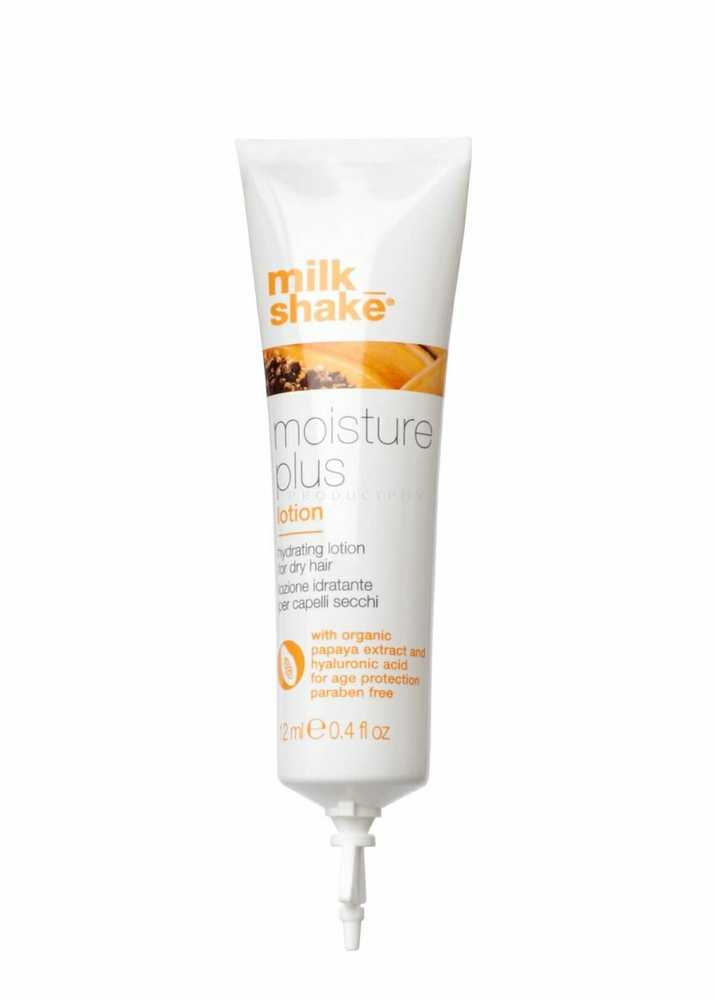 Drėkinamasis losjonas sausiems plaukams Milk Shake Moisture & More Lotion 12x12 ml