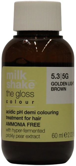 „Milk Shake The Gloss“ pusiau permanentiniai plaukų dažai, rūgštinis pH 5.3, 60 ml