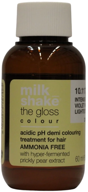 „Milk Shake The Gloss“ rūgštinio pH pusiau permanentiniai plaukų dažai, 10.117, 60 ml