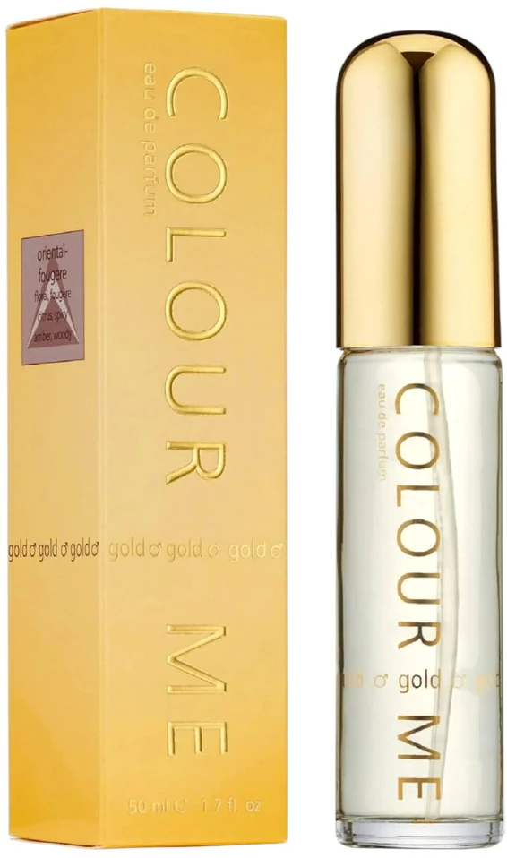 Milton Lloyd Colour Me Gold EDT tualetinis vanduo vyrams, 50 ml