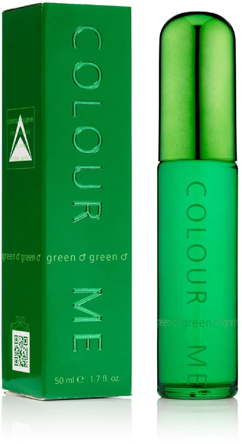 Milton Lloyd Colour Me Žalias EDP parfumuotas vanduo vyrams, 50 ml